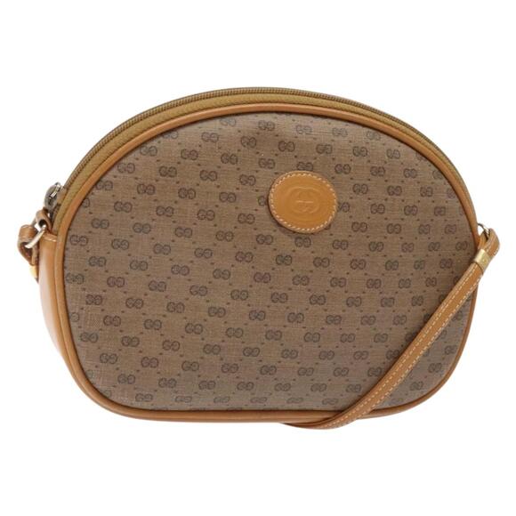 GUCCI Micro GG Supreme Shoulder Bag Pvc Beige Gold 007 084 007 084 - Picture 1 of 16